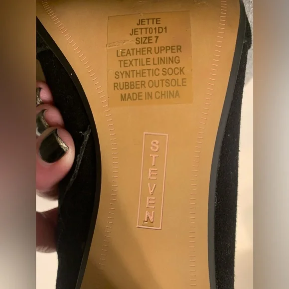 Steven By Steve Madden - Jette Open Toe Ankle Boot, black , 7M, Like New,No Box - Picture 15 of 16